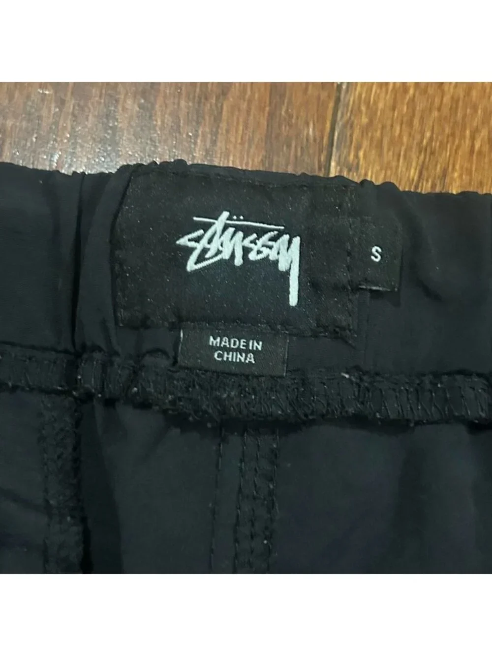 Stüssy Black Jogger Sweatpants Logo Track Pants Small